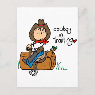 Cowboy in Training Tshirts and Gifts Postcard