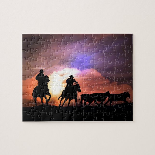 Cowboy Jigsaw Puzzle (Horizontal)