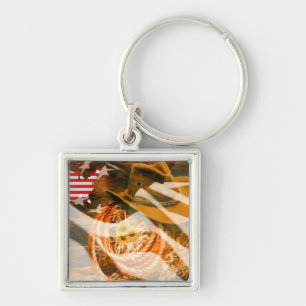Cowboy Key Ring