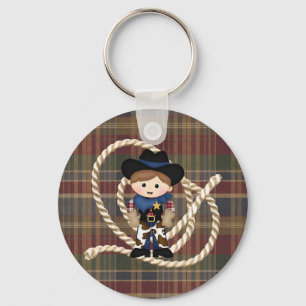Cowboy Key Ring
