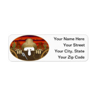 Cowboy Kilroy Address Label