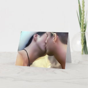 Cowboy Kiss Card