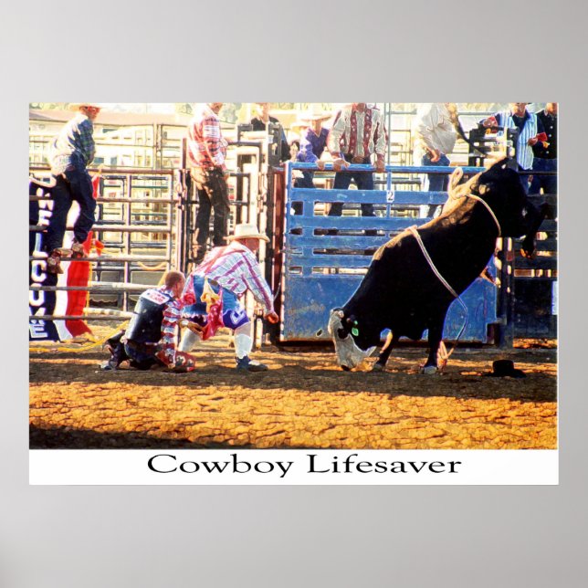 Cowboy Lifesaver Poster (Front)
