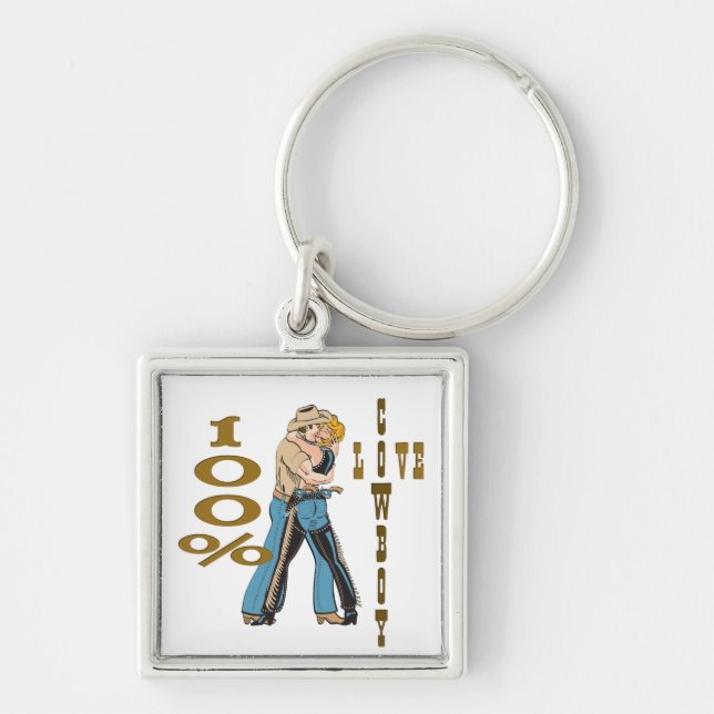 Cowboy Love Key Ring (Front)