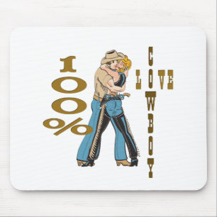 Cowboy Love Mouse Pad