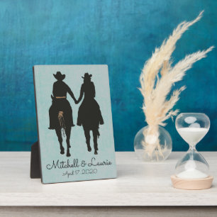 Cowboy Love Wedding Plaque