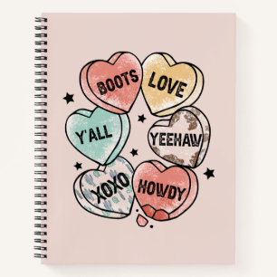 Cowboy Love - Western Hearts Notebook