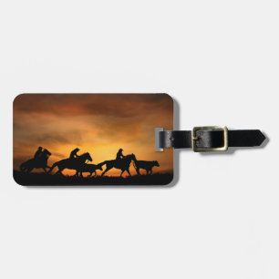 Cowboy Luggage Tags