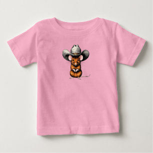 Cowboy Mouse, Country Mouse Baby T-Shirt