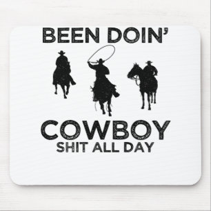 cowboy mouse pad