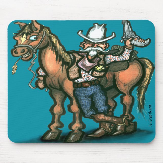 Cowboy Mouse Pad (Front)