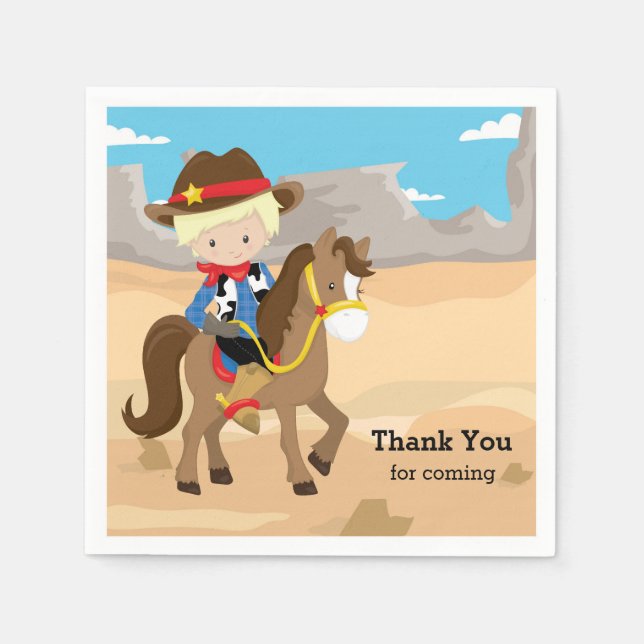 Cowboy Napkin (Front)