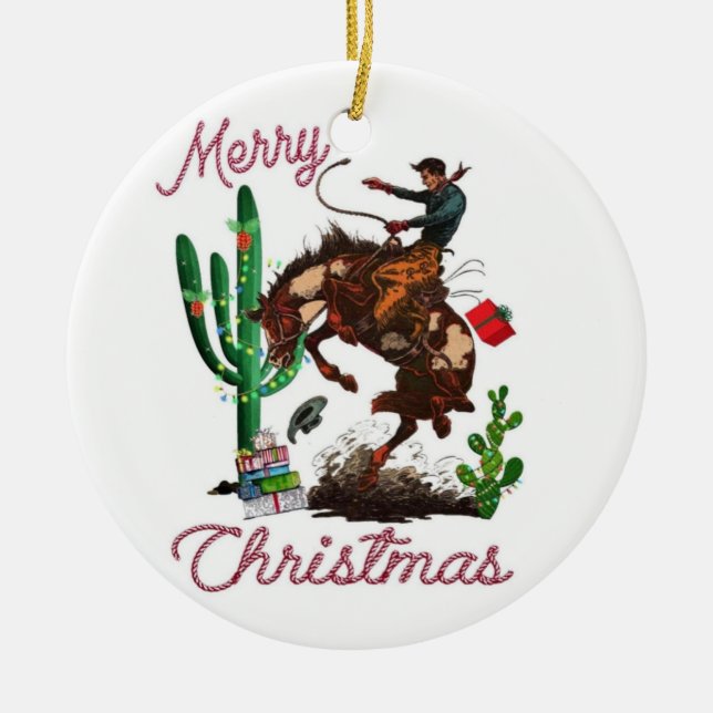 Cowboy ornament  (Front)