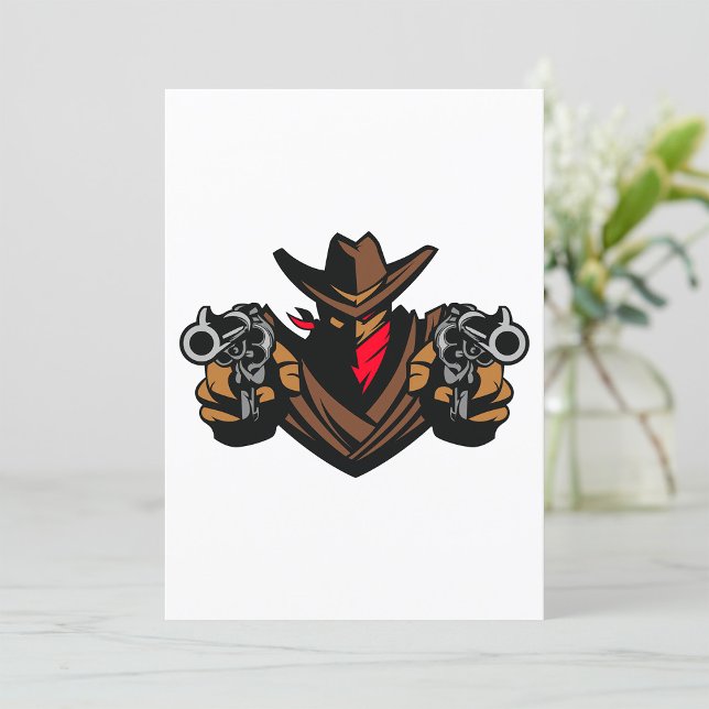Cowboy Outlaw Invitation (Creator Uploaded)