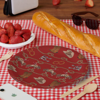Cowboy Party Essentials Paper Plate