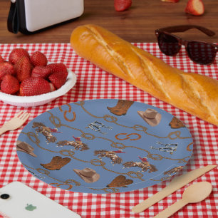 Cowboy Party Essentials Paper Plate