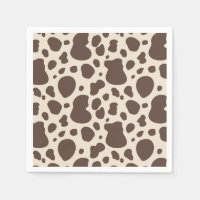 Cowboy Party Napkins | Cow Print Napkins