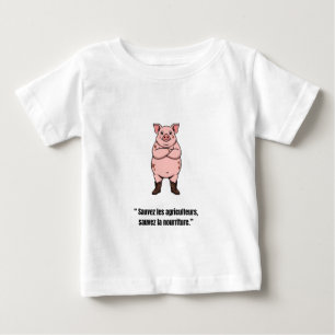 Cowboy Pig Attitude – Cartoon Humor T-shirt