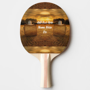 Cowboy Ping Pong Paddle