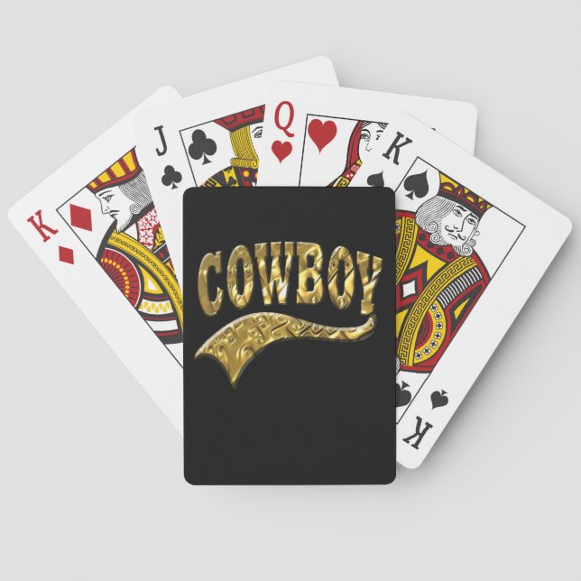 Cowboy Playing Cards (Back)