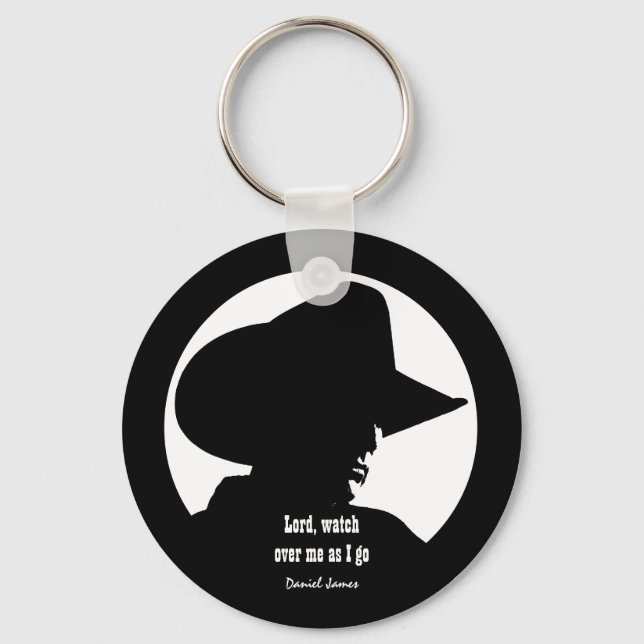 Cowboy Prayer Keychain (Front)