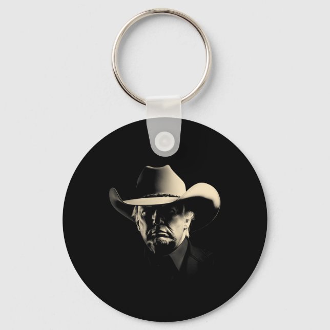 Cowboy Presidents  Key Ring (Front)