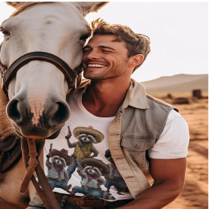 Cowboy Racoon T-Shirt