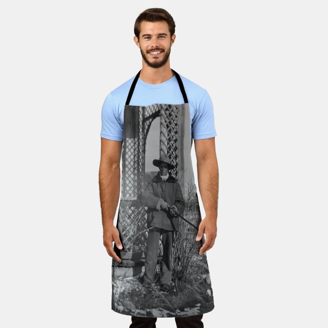 Cowboy Rancher or Canadian Outlaw of Old West Apron (Worn)