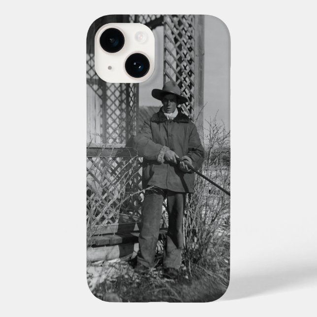Cowboy Rancher or Canadian Outlaw of Old West Case-Mate iPhone Case (Back)