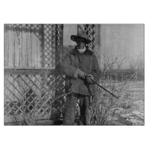 Cowboy Rancher or Canadian Outlaw of Old West Cutting Board