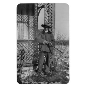 Cowboy Rancher or Canadian Outlaw of Old West Magnet