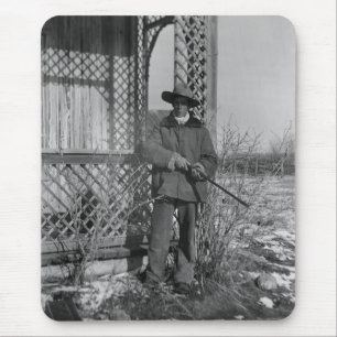 Cowboy Rancher or Canadian Outlaw of Old West Mouse Pad