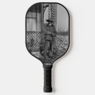 Cowboy Rancher or Canadian Outlaw of Old West Pickleball Paddle