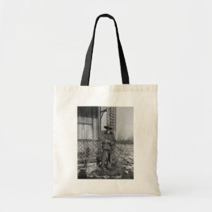 Cowboy Rancher or Canadian Outlaw of Old West Tote Bag
