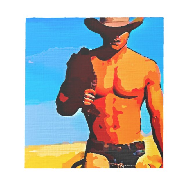 Cowboy Range Notepad (Front)