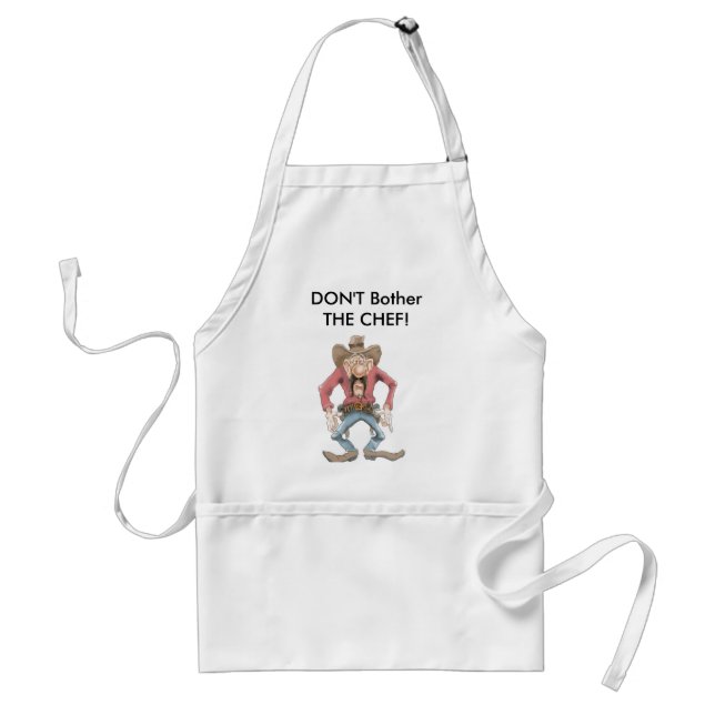 Cowboy ready to Draw Standard Apron (Front)