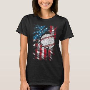 Cowboy Riding Horses Retro Western 4th Of July Pat T-Shirt