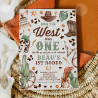 Cowboy Rodeo 1st Birthday How The West Was One