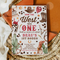 Cowboy Rodeo 1st Birthday How The West Was One 