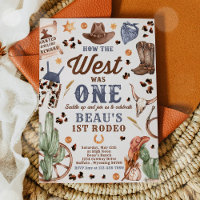 Cowboy Rodeo 1st Birthday How The West Was One