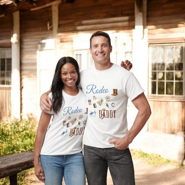 Cowboy Rodeo Adventure Wild West First Birthday T-Shirt (Creator Uploaded)