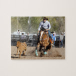 Cowboy Rodeo Calf Roping Western Sports Jigsaw Puzzle<br><div class="desc">Cowboy Rodeo Calf Roping Western Sports jigsaw puzzle</div>