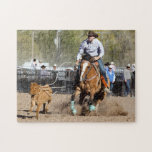 Cowboy Rodeo Calf Roping Western Sports Jigsaw Puzzle<br><div class="desc">Cowboy Rodeo Calf Roping Western Sports jigsaw puzzle</div>