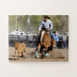 Cowboy Rodeo Calf Roping Western Sports Jigsaw Puzzle<br><div class="desc">Cowboy Rodeo Calf Roping Western Sports jigsaw puzzle</div>