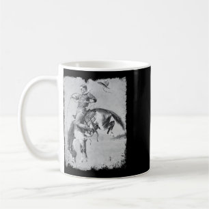 Cowboy Rodeo Horse Western Country Vintage Bronco Coffee Mug