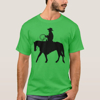Cowboy Rodeo Rider Horse Riding Horse lasso friend T-Shirt