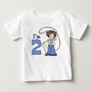 Cowboy Roper 2nd Birthday Baby T-Shirt