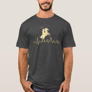 Cowboy Roping  Roper Horse Riding Equestrian Heade T-Shirt