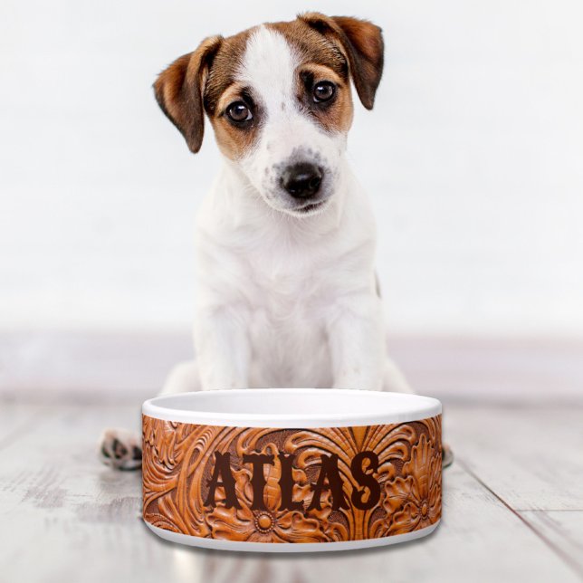 Cowboy Rustic western country tooled leather print (Creator Uploaded)