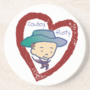 Cowboy Rusty Coaster